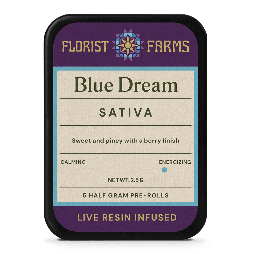 Pack (Infused) · 0.5g 5pk · Blue Dream by Florist Farms