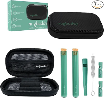 Nugbuddy l On The go Travel Case| Green