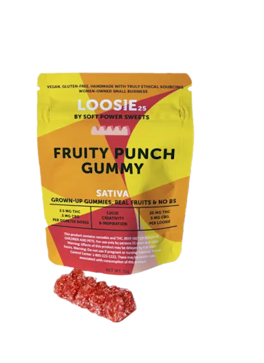 Soft Power Sweets | Gummy | 1pk | 25mg | Loosie Fruit Punch