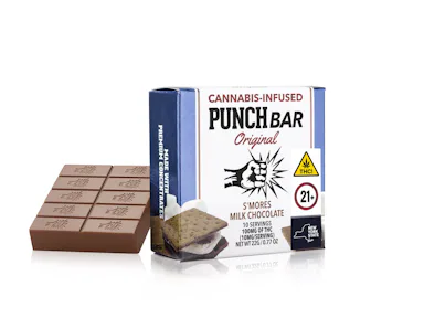 Punch Bar | Chocolate | 100mg | SMORES Milk Chocolate