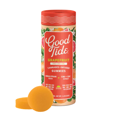 Grapefruit (THC:CBD:CBC 1:1:1) Rosin Gummies