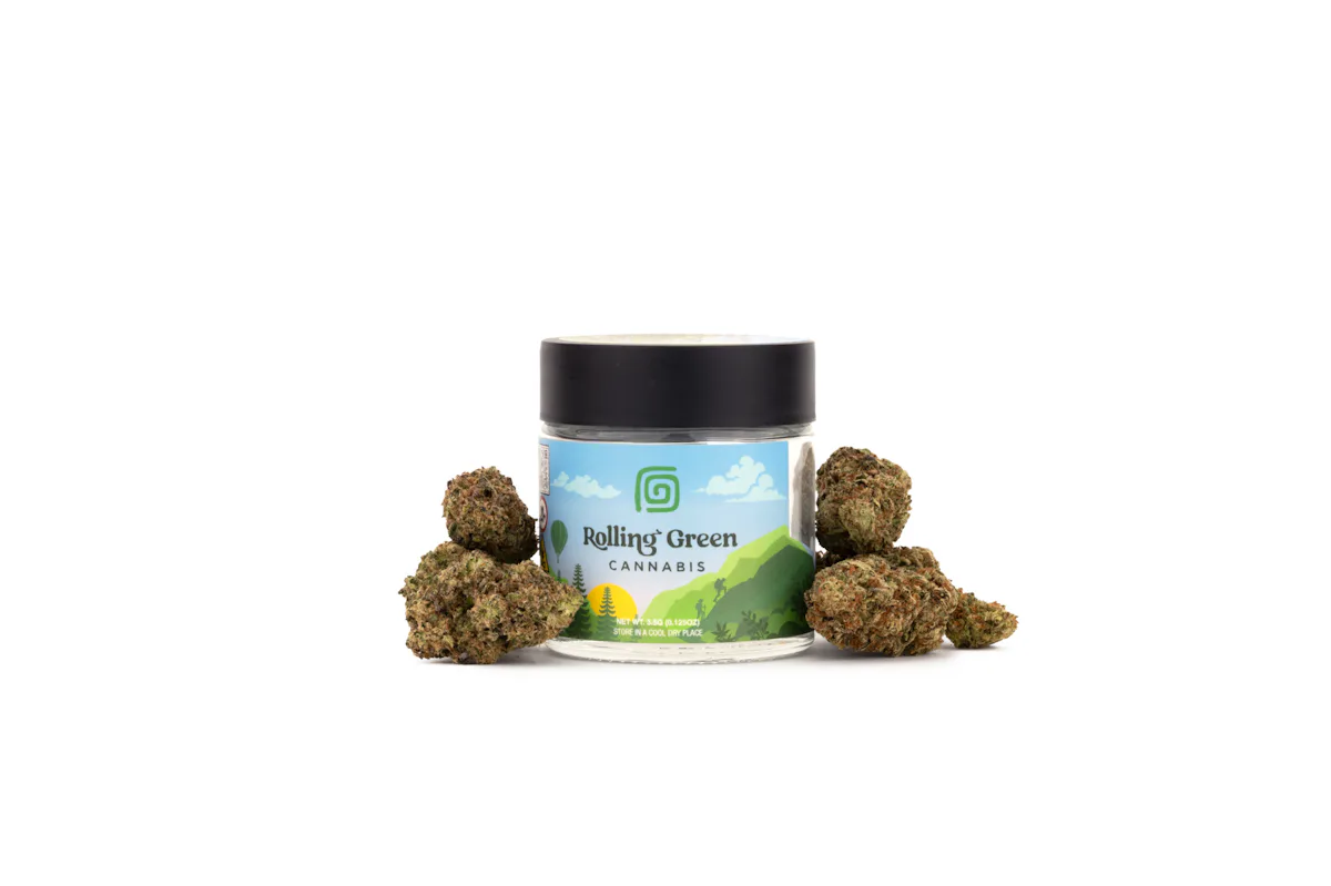 Rolling Green | Flower | Value Jar | 3.5g | Pink Certz