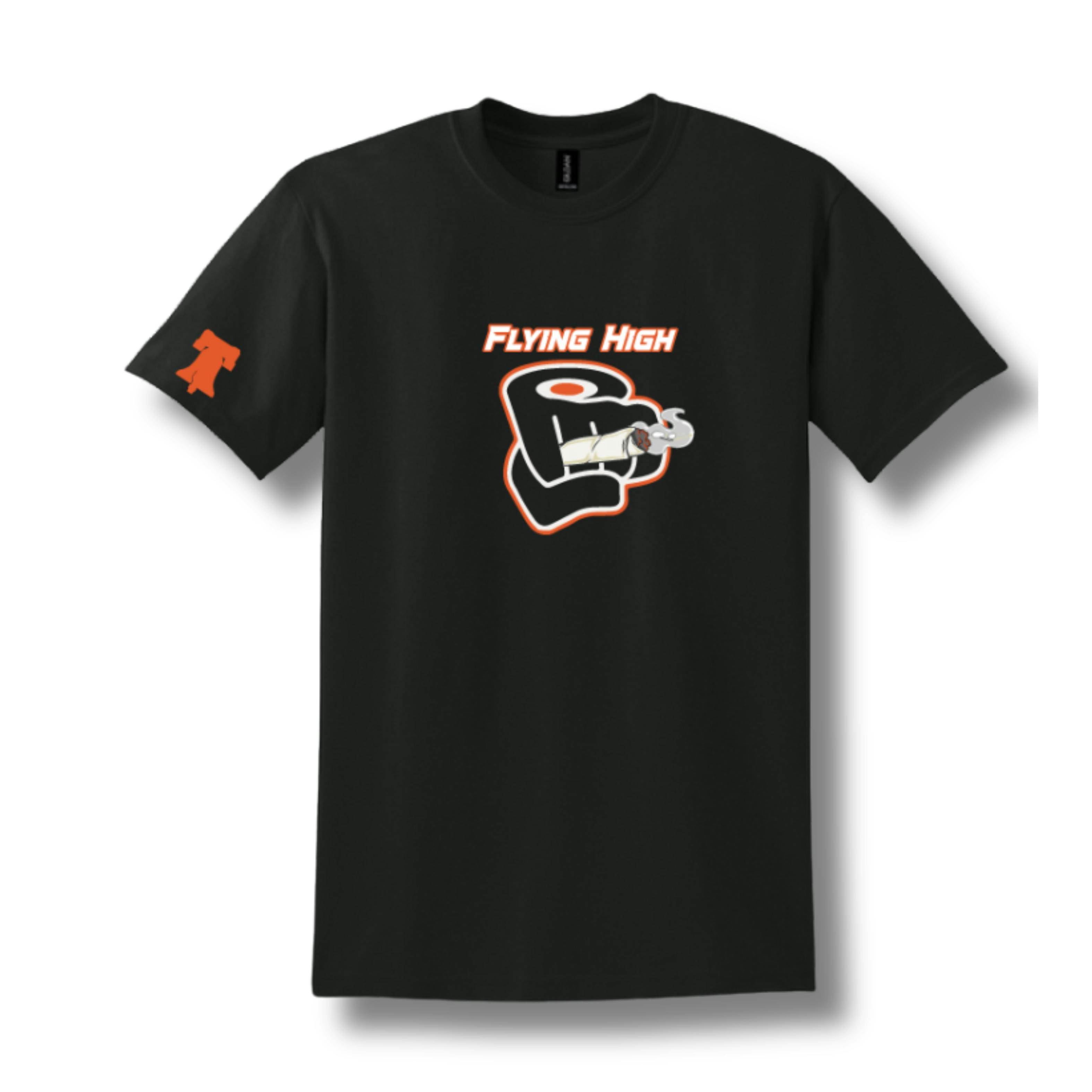 Flyers Black Short Sleeve Tee