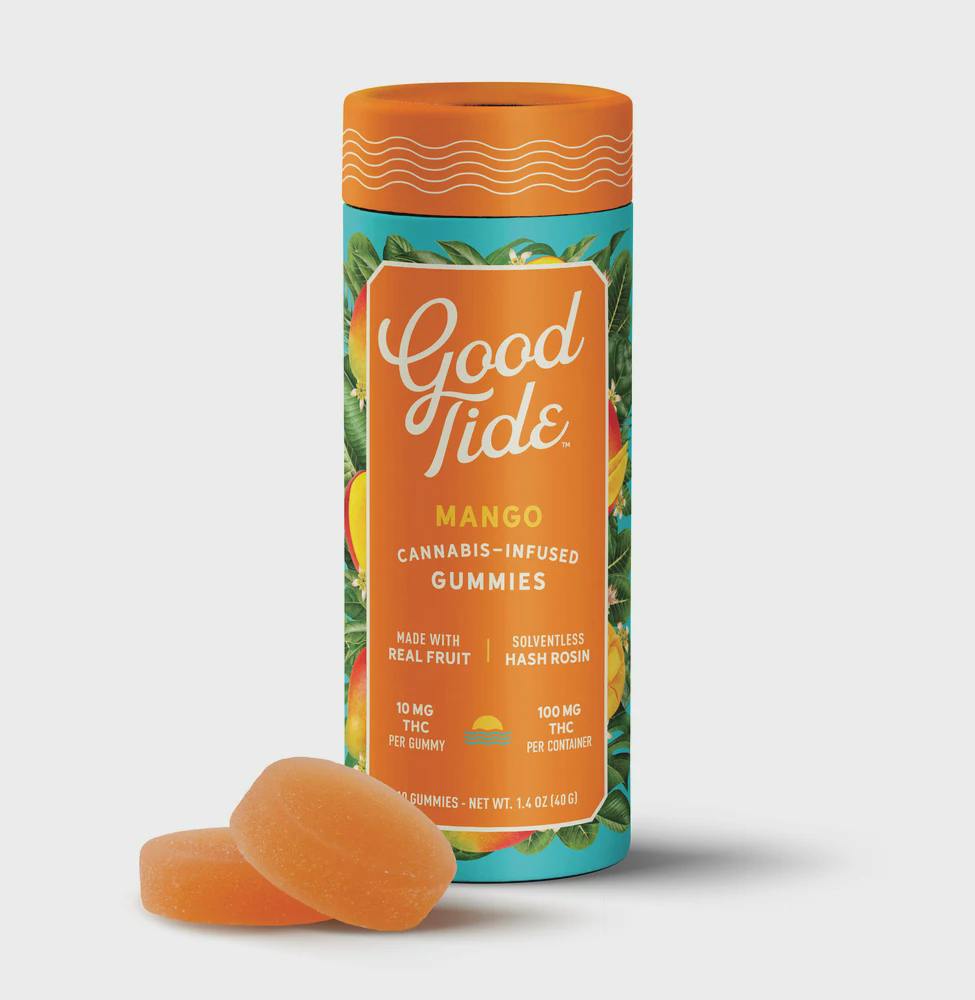 Good Tide: Mango Solventless Hash Rosin Gummies