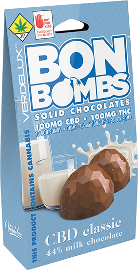 Solid Bon Bombs Milk Chocolate Classic
