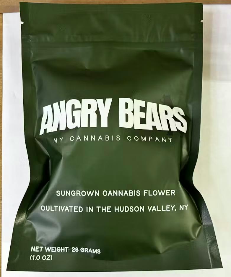 Angry Bears | Beary White Flower 28g - 1oz in Saratoga Springs