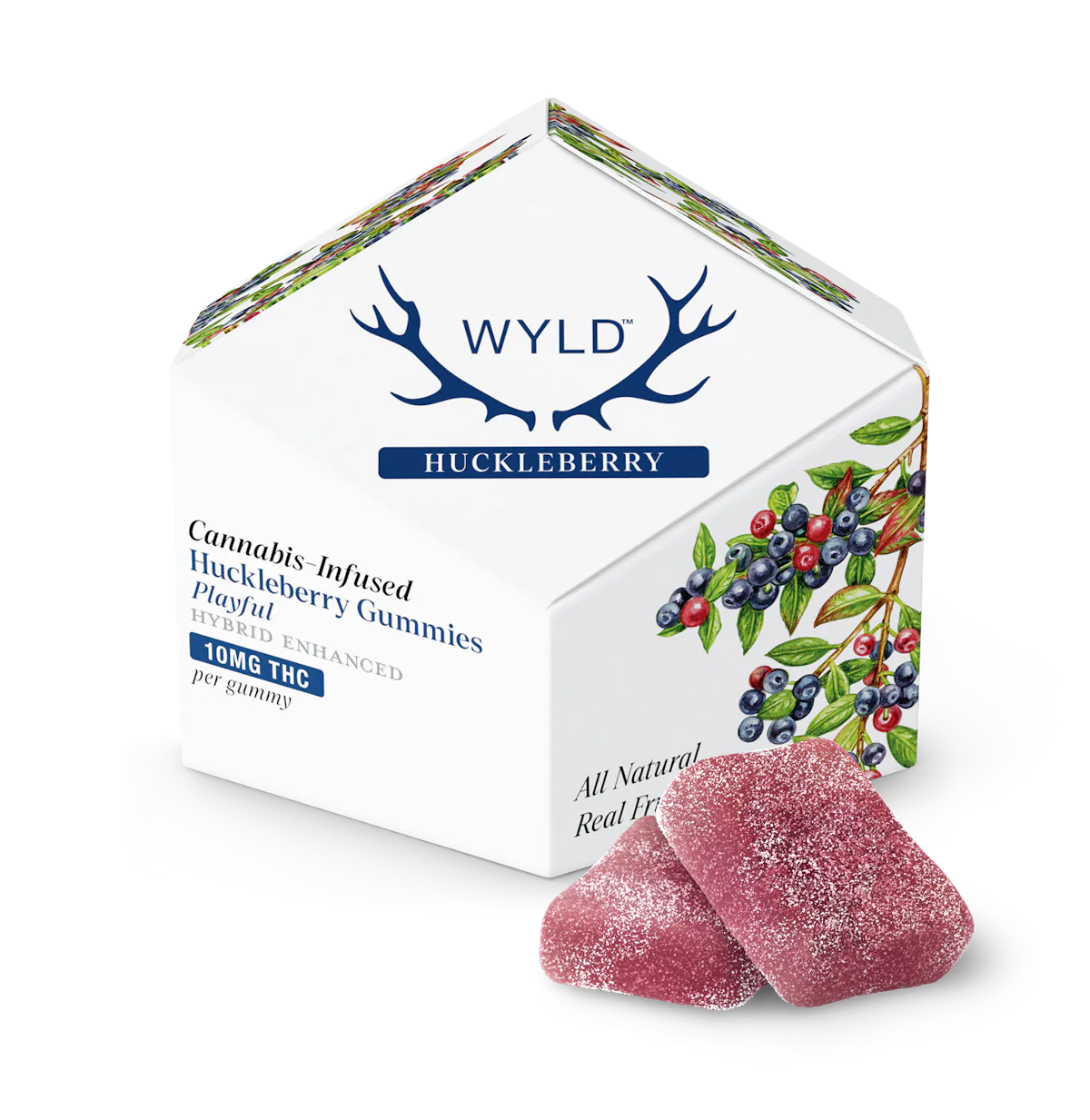 WYLD | Gummy | 10pk | 100mg | Playful Huckleberry