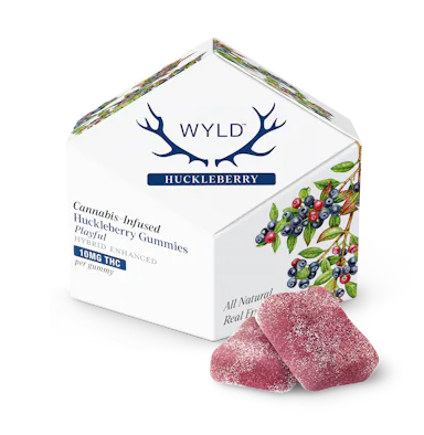 WYLD | Gummy | 10pk | 100mg | Playful Huckleberry