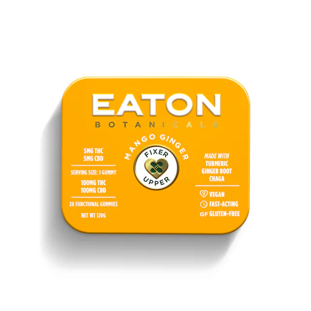 Eaton Botanicals | 20pk | 100mg | THC:CBD | Fixer Upper Mango Ginger
