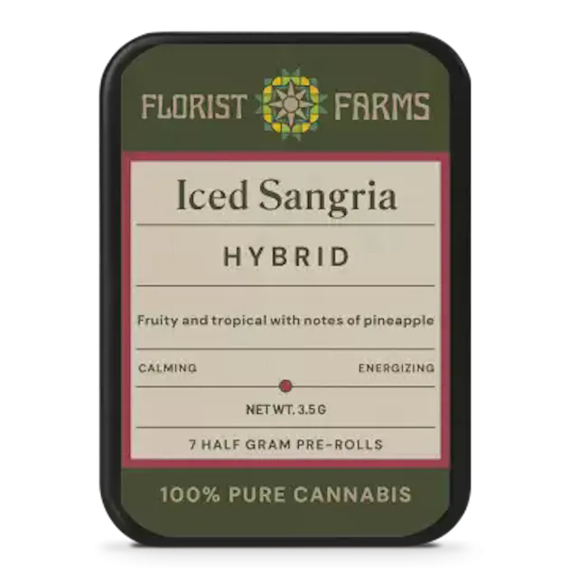 Florist Farms | Preroll | 7pk | 3.5g | Iced Sangria