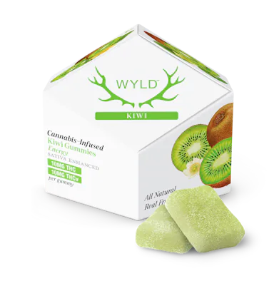 WYLD | Gummy | 10pk | 100mg | Energy Kiwi 1:1 (THC:THCV)