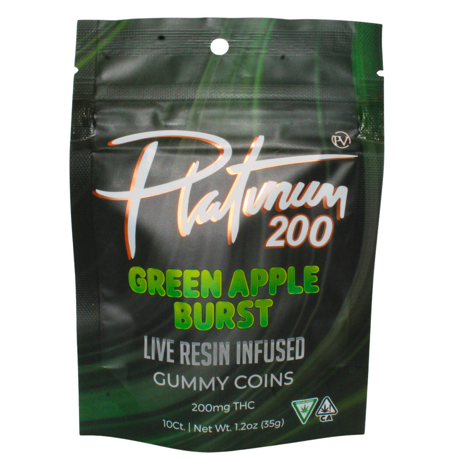 Green Apple Burst Resin