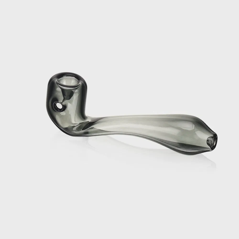 5 .7 in. · Sherlock Hand Pipe · Black by EG Glass