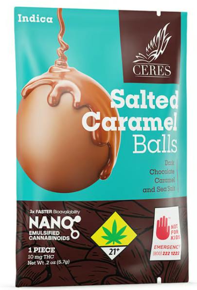 Solid Chocolate Balls Salted Caramel