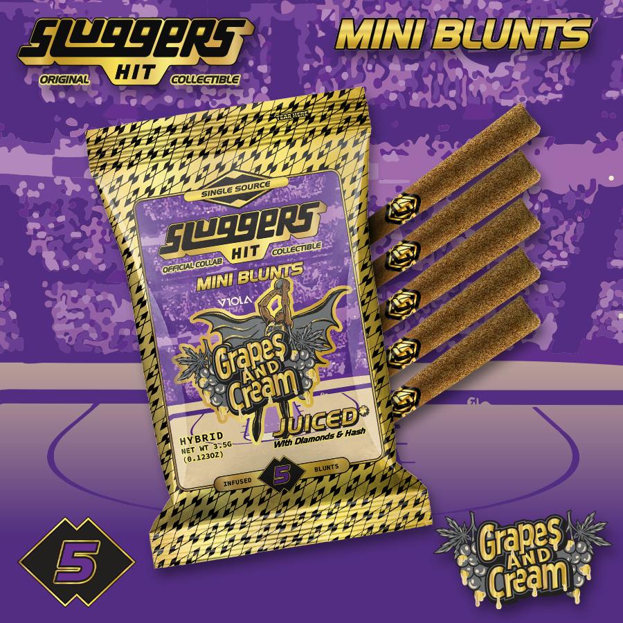 Sluggers Hit: Grapes & Cream Mini Blunts