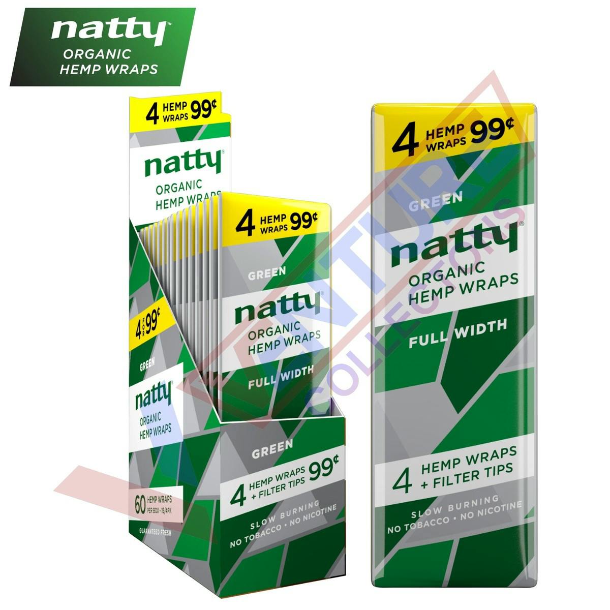 Natty Green Hemp Wrap
