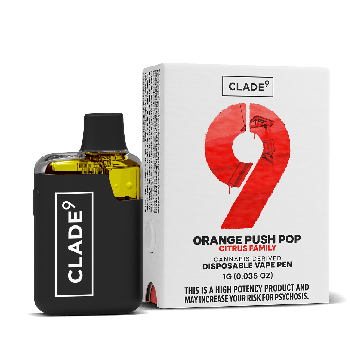 Orange Push Pop