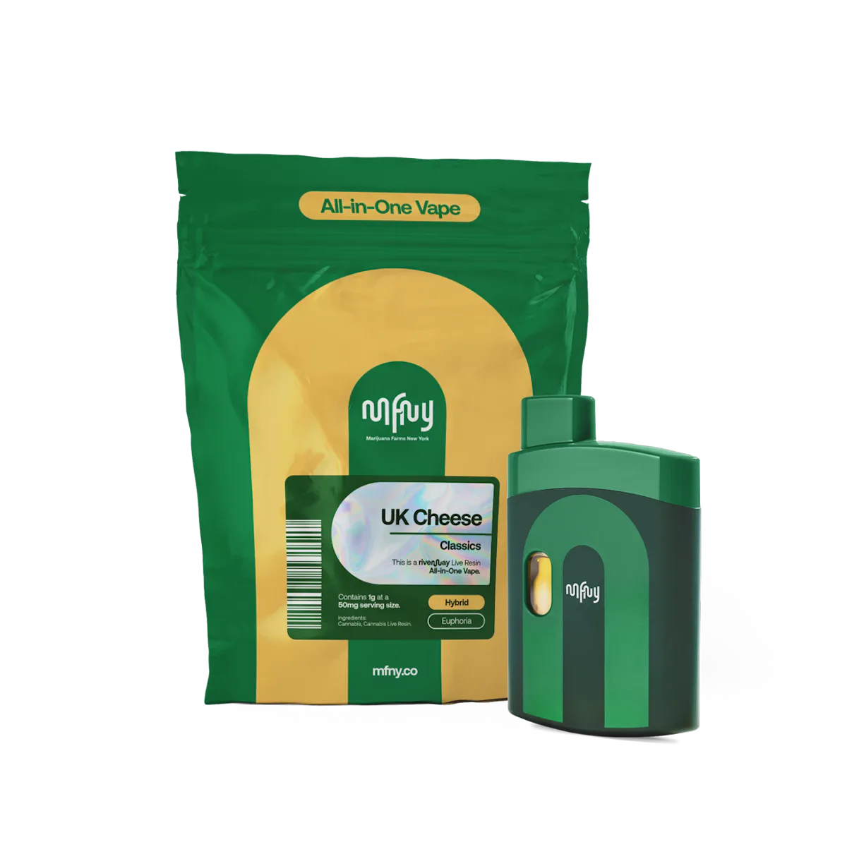 MFNY | Vape | 1g AIO | Live Resin UK Cheese