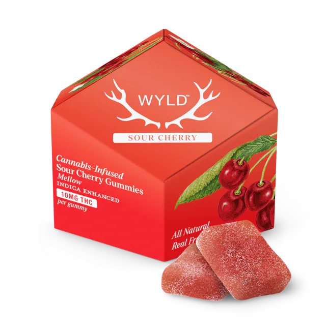 WYLD | Gummy | 10pk | 100mg | Sour Cherry