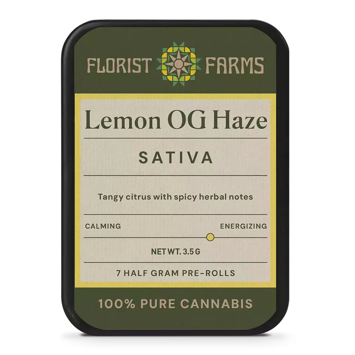 Florist Farms | Preroll | 7pk | 3.5g | Lemon OG Haze