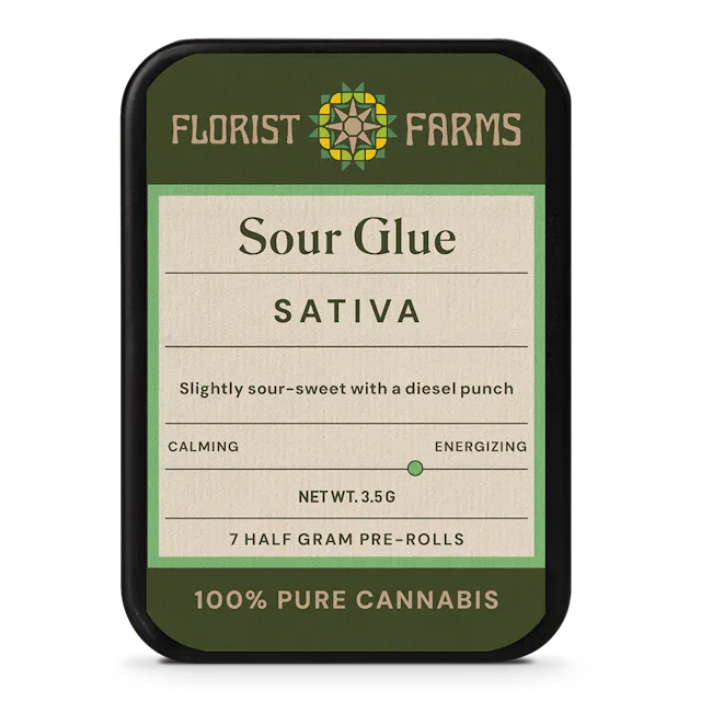 Florist Farms | Preroll | 7pk | 3.5g | Sour Glue