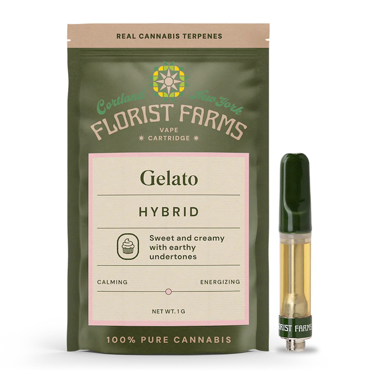 Florist Farms | Vape | 1g Cart | Gelato
