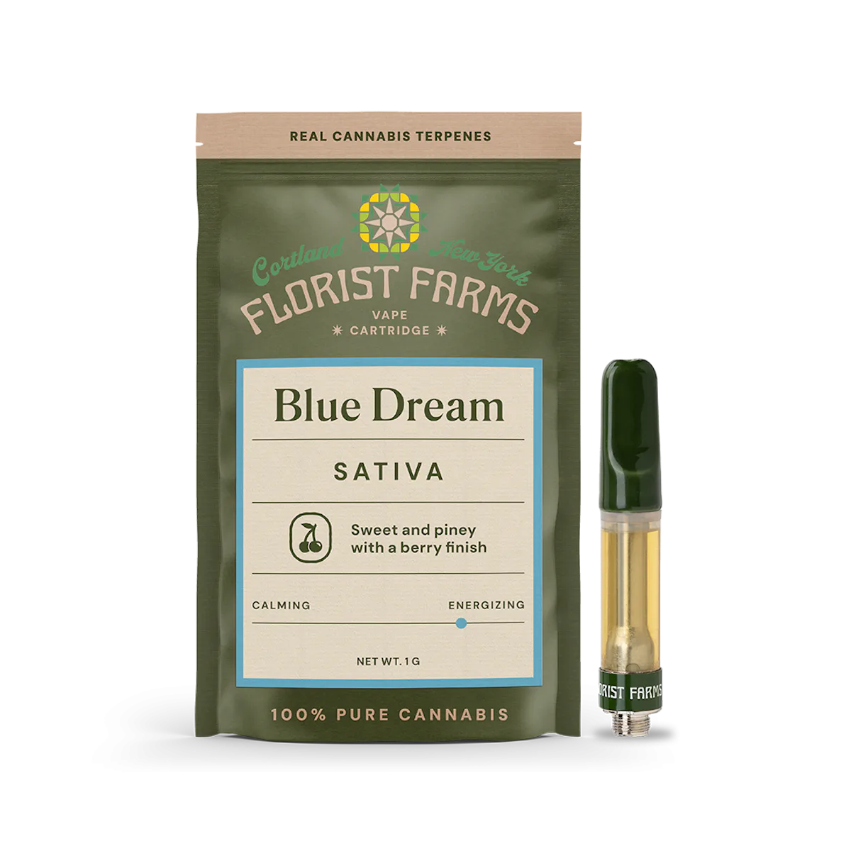 Florist Farms | Vape | 1g Cart | Blue Dream