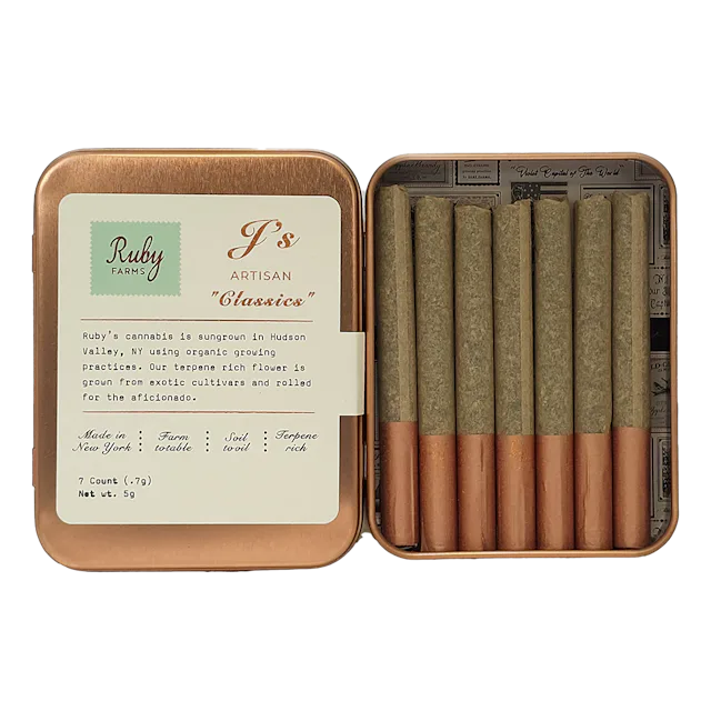 Ruby Farms | Preroll | 7pk | 5g | White Widow Classics