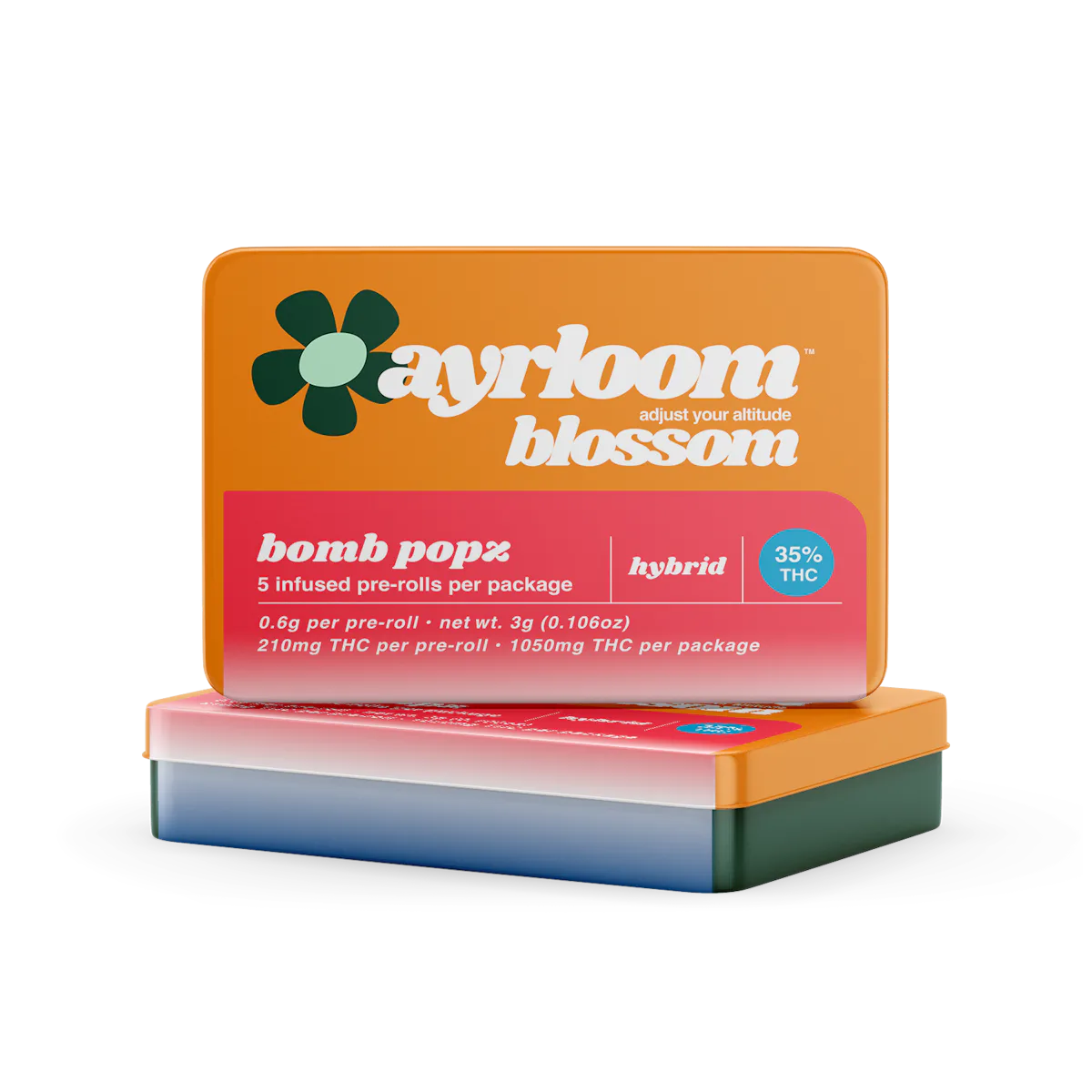 Ayrloom | Preroll | 5pk | 3g | Infused Bomb Popz
