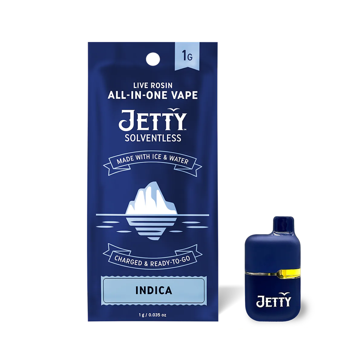 Jetty | Vape | 1g AIO | Live Rosin Papaya Jam