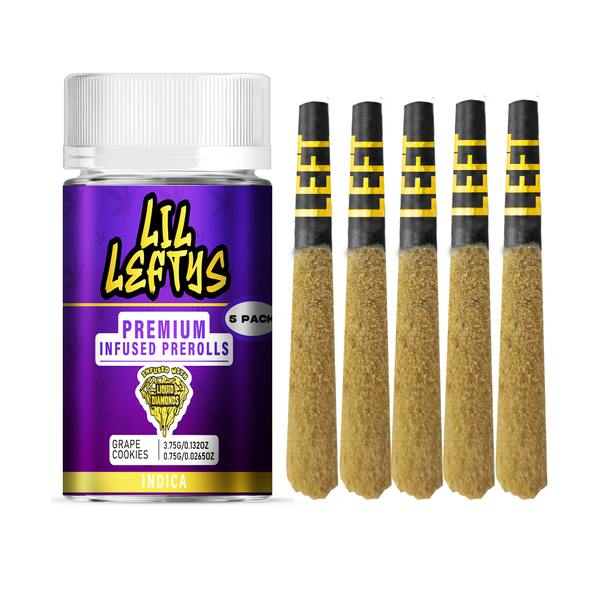 Pack (Infused) · 3.75g 5pK · Grape Cookie by Left Coast
