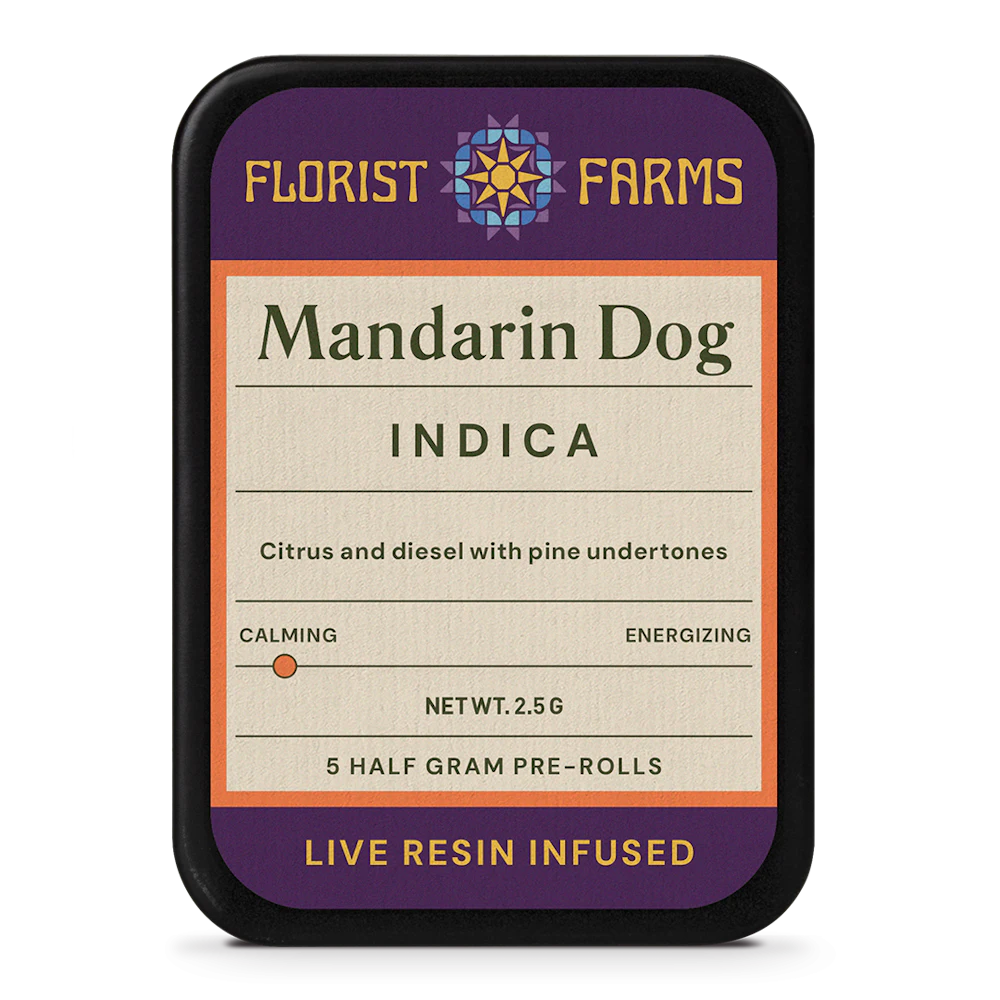Pack (Infused) · 0.5g 5pk · Mandarin Dog by Florist Farms