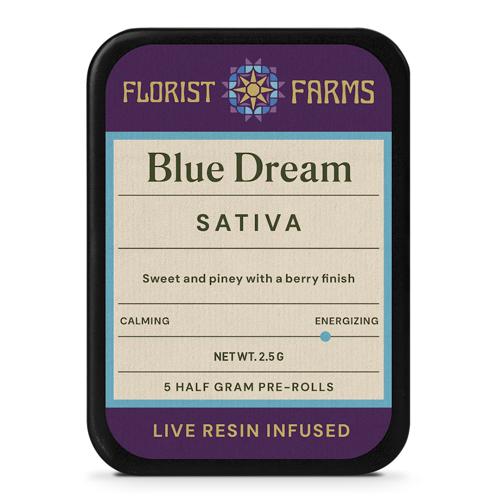 Pack (Infused) · 0.5g 5pk · Blue Dream by Florist Farms
