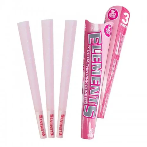 Pre-Roll Cone King Size Pink 3pk