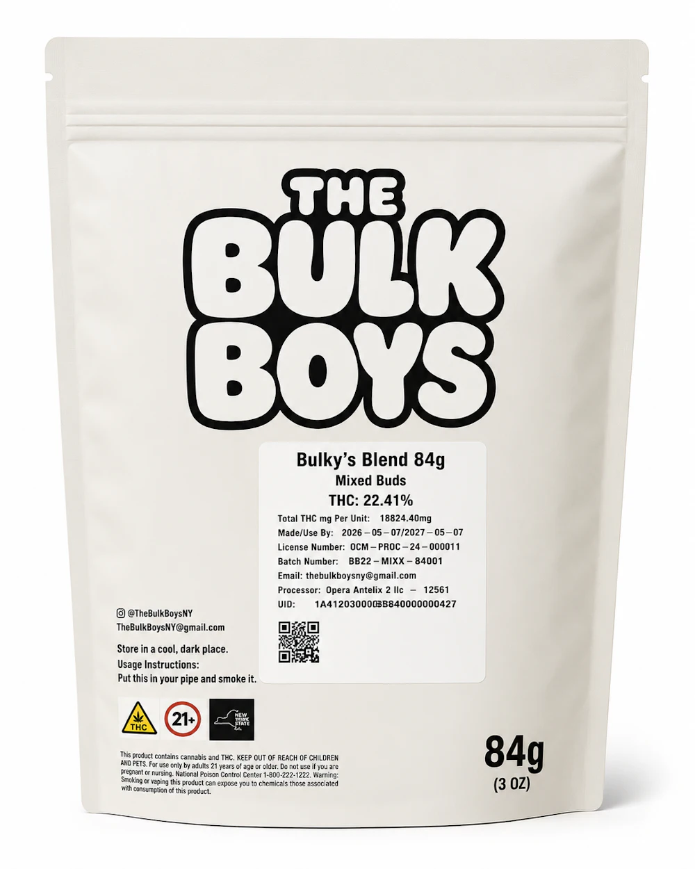 Mixed Buds · 84g · Bulky's Blend by The Bulk Boys