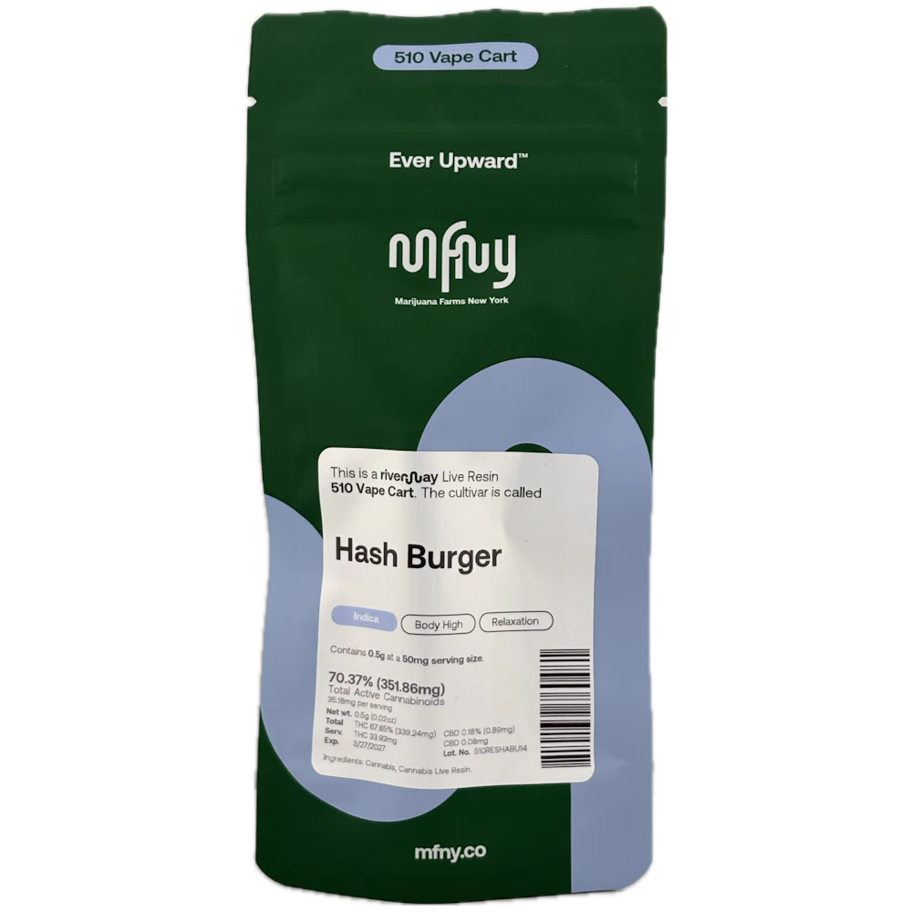 510 Cart · 0.5g · Hash Burger by MFNY