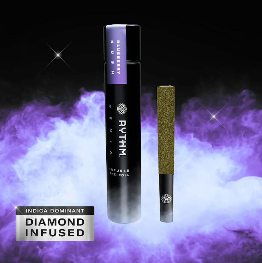 Single (Infused) · 1g · Blueberry Kush by Rythm