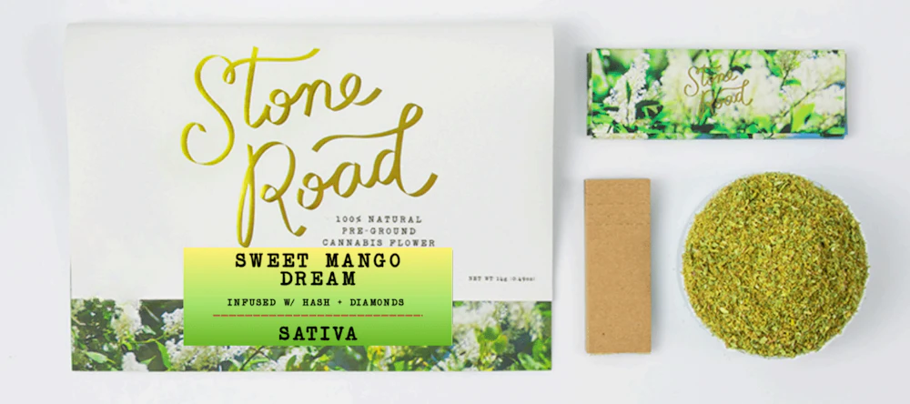 Ground Flower (Infused) · 14g · Sweet Mango Dream by Stone Road