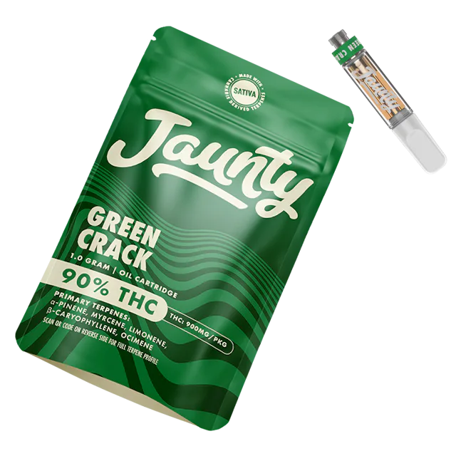 Jaunty | Vape | 1g Cart | Green Crack