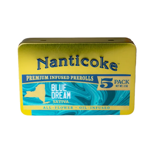 Nanticoke | Preroll | 5pk | 3.5g | Infused Blue Dream