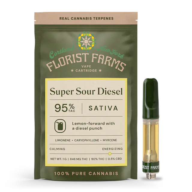 Florist Farms | Vape | 1g Cart | Super Sour Diesel