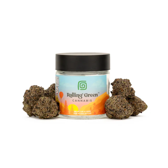 Rolling Green | Flower | Standard Jar | 3.5g | Jet Fuel