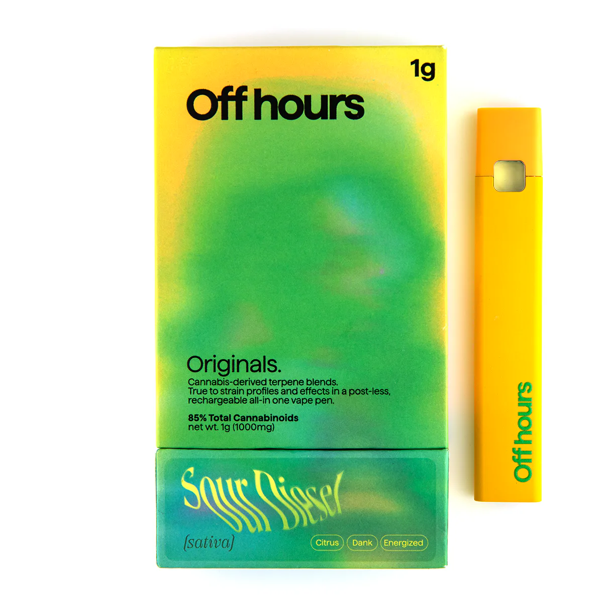Off Hours | Vape | 1g AIO | Super Sour Diesel