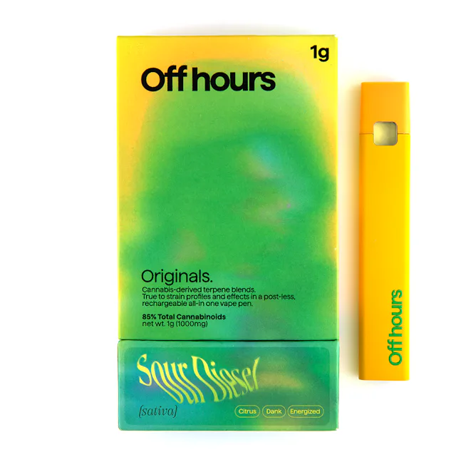 Off Hours | Vape | 1g AIO | Super Sour Diesel