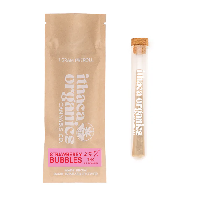 Ithaca Organics | Preroll | 1g | Strawberry Bubbles