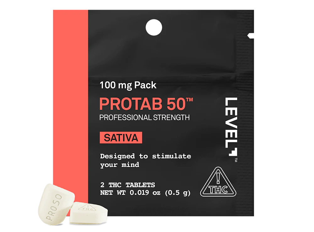Tablets · 50mg 2pk · Protab Max Strength Sativa by Level