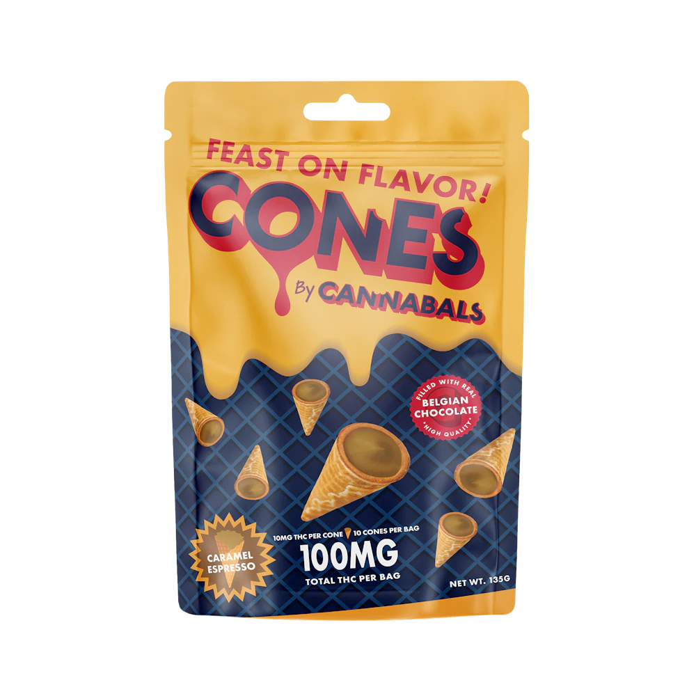 Cones · 100mg · Caramel Expresso by Cannabals