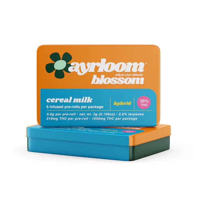 Ayrloom | Preroll | 5pk | 3g | Infused Cereal Milk