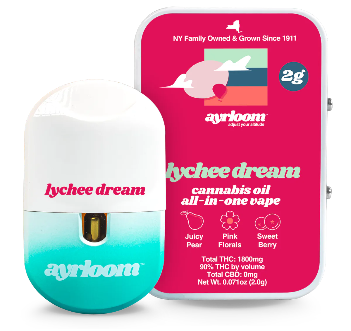 Ayrloom | Vape | 2g AIO | Lychee Dream