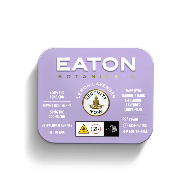 Eaton Botanicals | 20pk | 50mg | Serenity Now Lemon Lavender